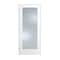 Trimlite Primed 1Lite Clear Tempered Glass Interior French 71/4" RH Prehung Door Matte Black Hinges 3068pri1501CLETRH10B714 - alternate 1